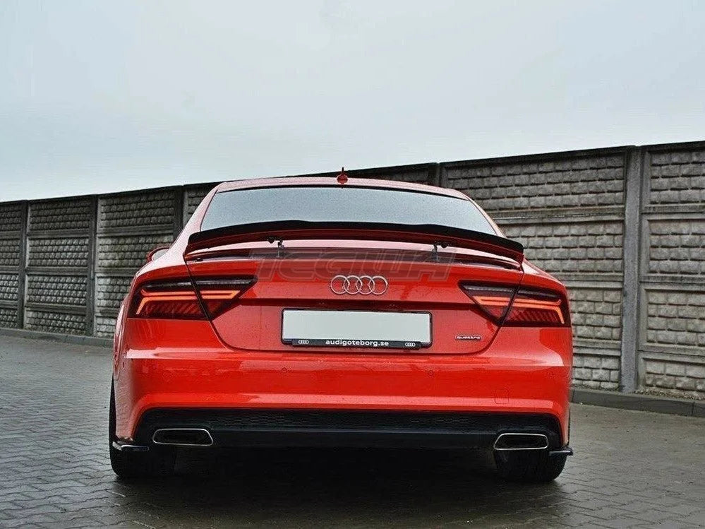 Maxton Design Spoiler CAP Audi S7 A7 S-line C7 C7 FL 10-17