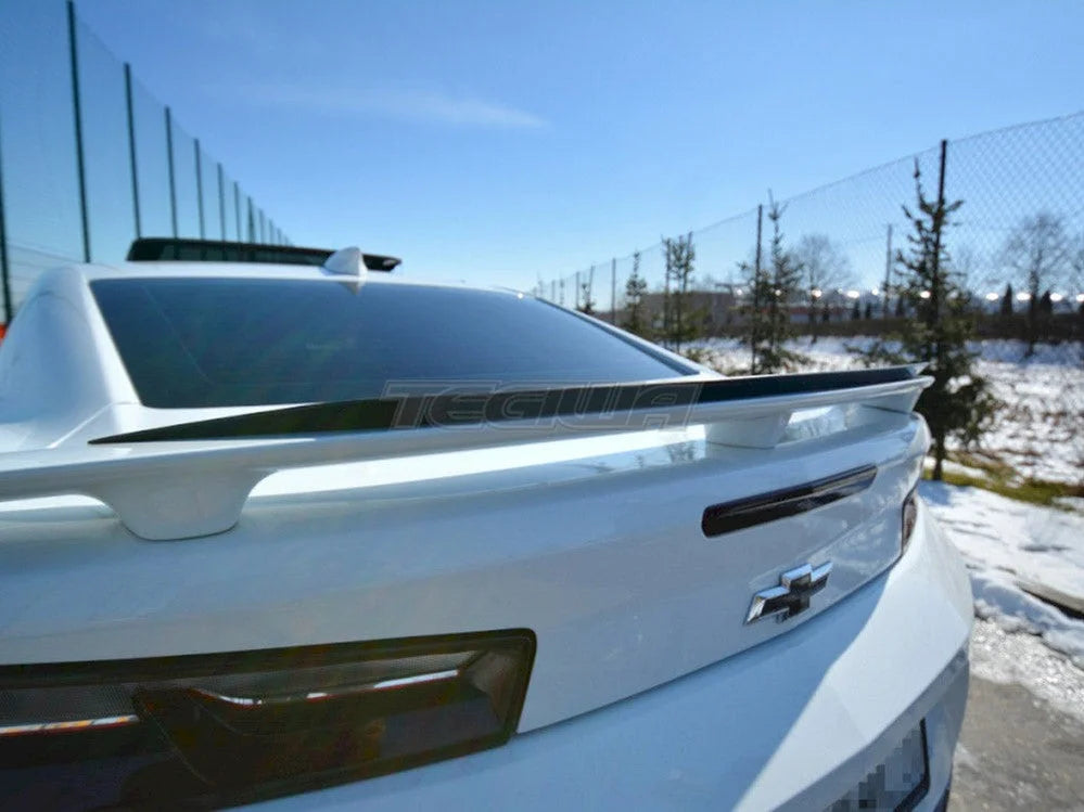 Maxton Design Spoiler CAP Chevrolet Camaro 6TH-GEN. Phase-i 2SS Coupe 16-18