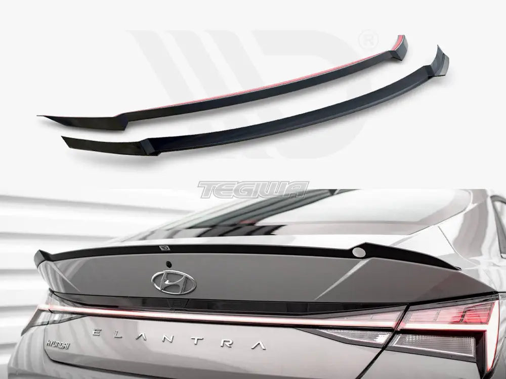 Maxton Design Spoiler CAP Hyundai Elantra Mk7