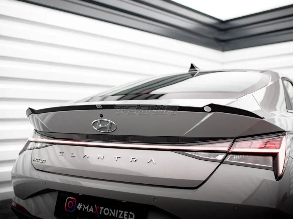 Maxton Design Spoiler CAP Hyundai Elantra Mk7
