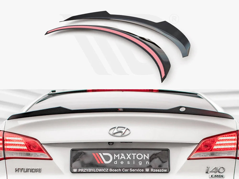 Maxton Design Spoiler CAP Hyundai I40 MK1 11-14