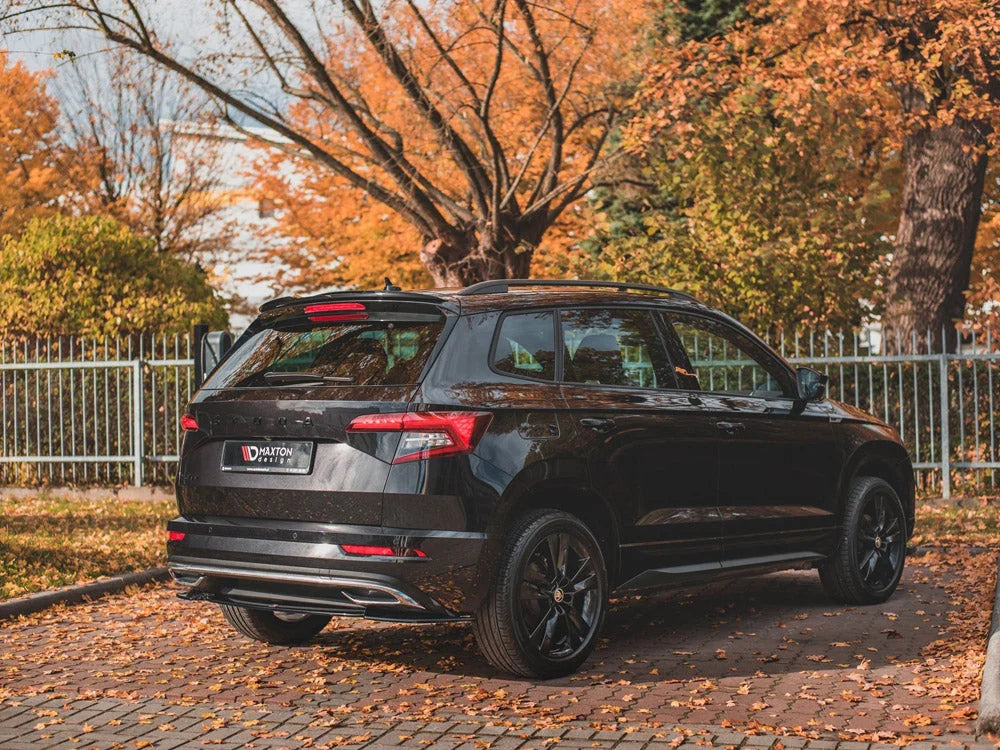Maxton Design Spoiler CAP Skoda Karoq Sportline 2017-