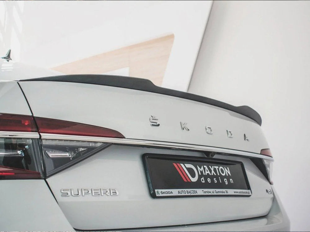 Maxton Design Spoiler CAP V.2 Skoda Superb MK3 FL Hatchback 2015-
