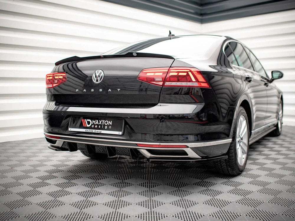 Maxton Design Spoiler CAP Volkswagen Passat Sedan B8 Facelift 2019-