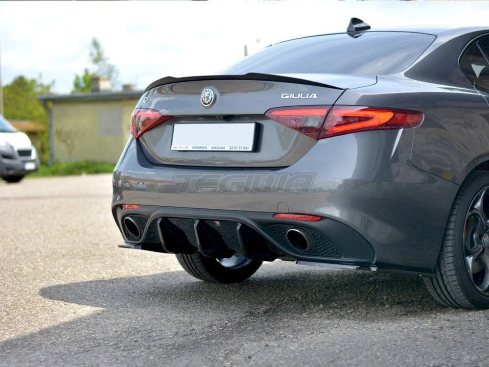 Maxton Design Spoiler Extension Alfa Romeo Giulia Veloce 15-19