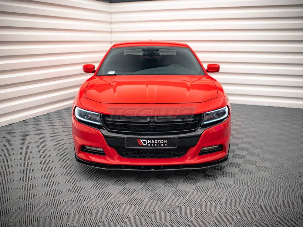 Maxton Design Street PRO Front Splitter Dodge Charger RT MK7 Facelift 2014-