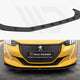 Maxton Design Street PRO Front Splitter Peugeot 208 GT Mk2