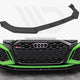 Maxton Design Street PRO Front Splitter V.1 +flaps Audi RS3 8Y 2020-