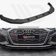 Maxton Design Street PRO Front Splitter V.1 +flaps Audi S3 A3 S-line 8Y 2020-