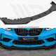 Maxton Design Street PRO Front Splitter V.1 +flaps BMW M2 Competition F87 16-20