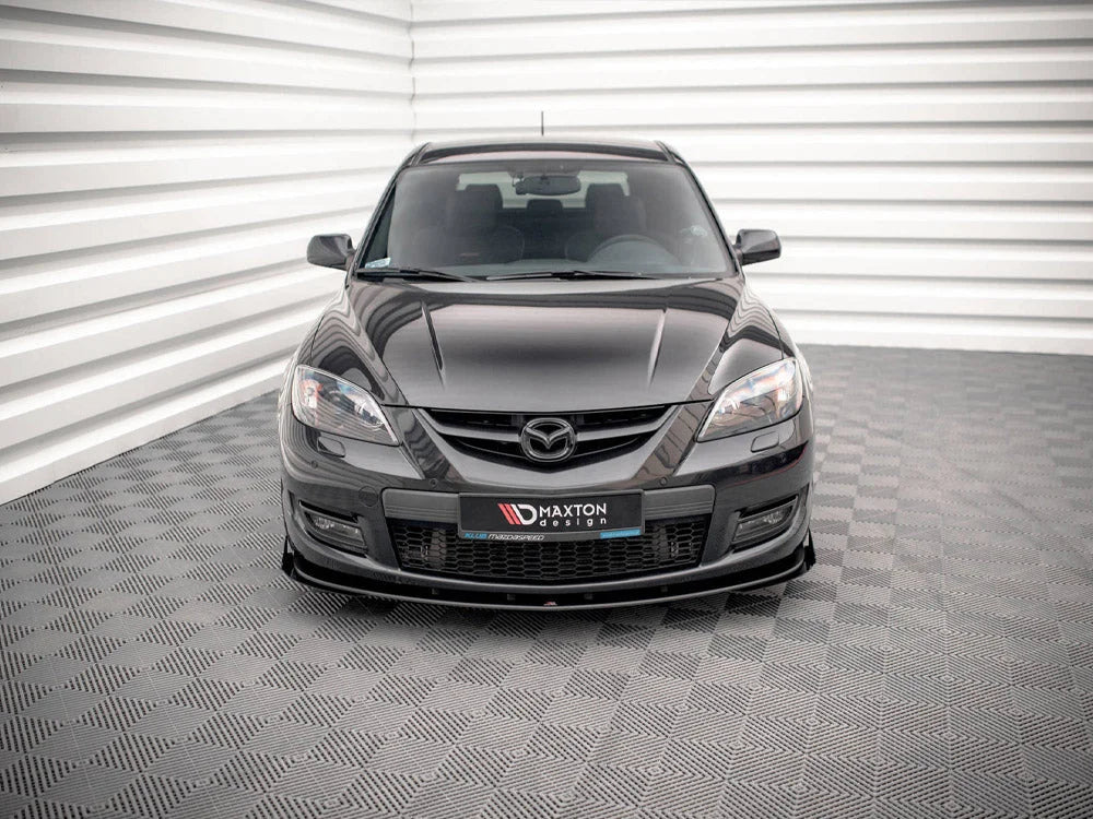Maxton Design Street PRO Front Splitter V.1 +flaps Mazda 3 MPS MK1 06-08