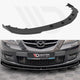 Maxton Design Street PRO Front Splitter V.1 +flaps Mazda 3 MPS MK1 06-08