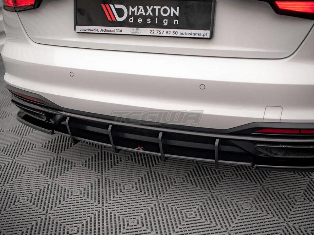Maxton Design Street PRO Rear Diffuser Audi A4 B9 Facelift
