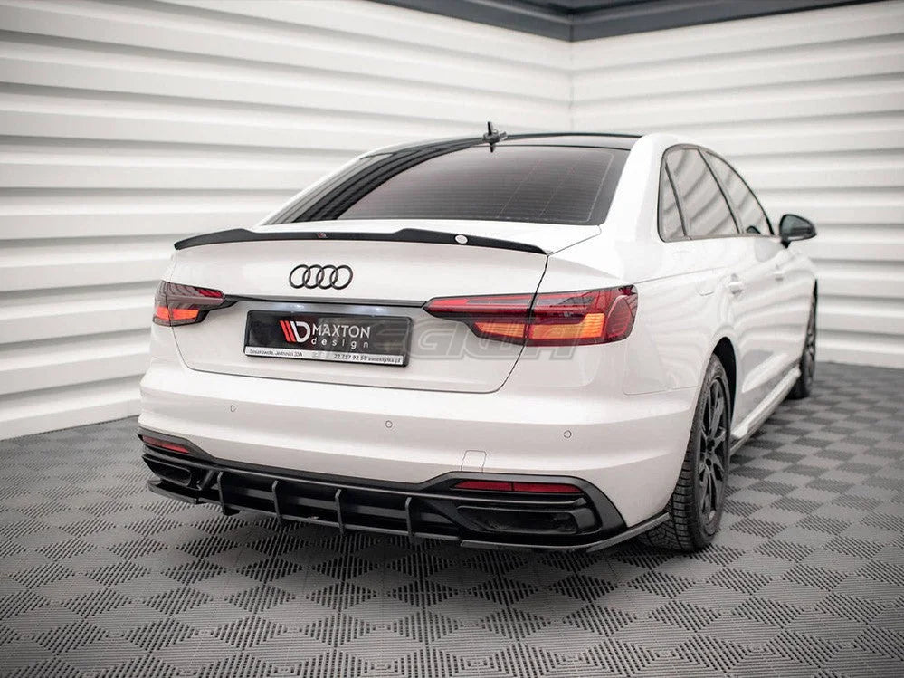 Maxton Design Street PRO Rear Diffuser Audi A4 B9 Facelift