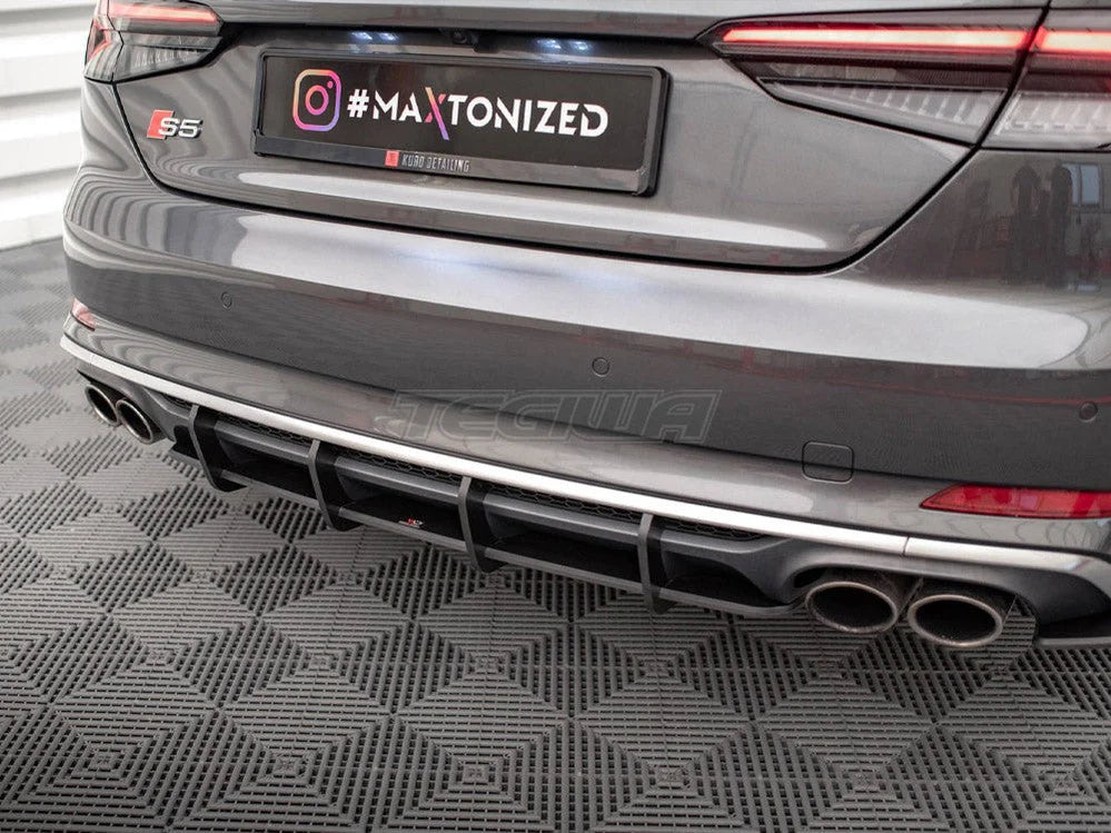 Maxton Design Street PRO Rear Diffuser Audi S5 Coupe Sportback F5