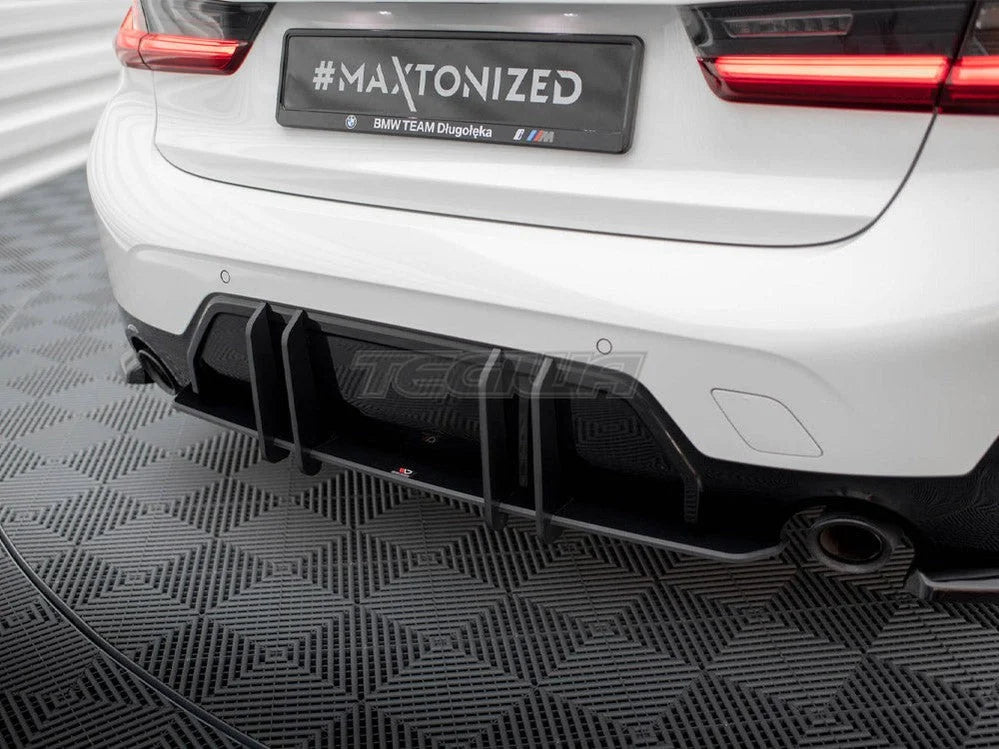 Maxton Design Street PRO Rear Diffuser BMW 3-Series M-Pack G20 G21 Facelift