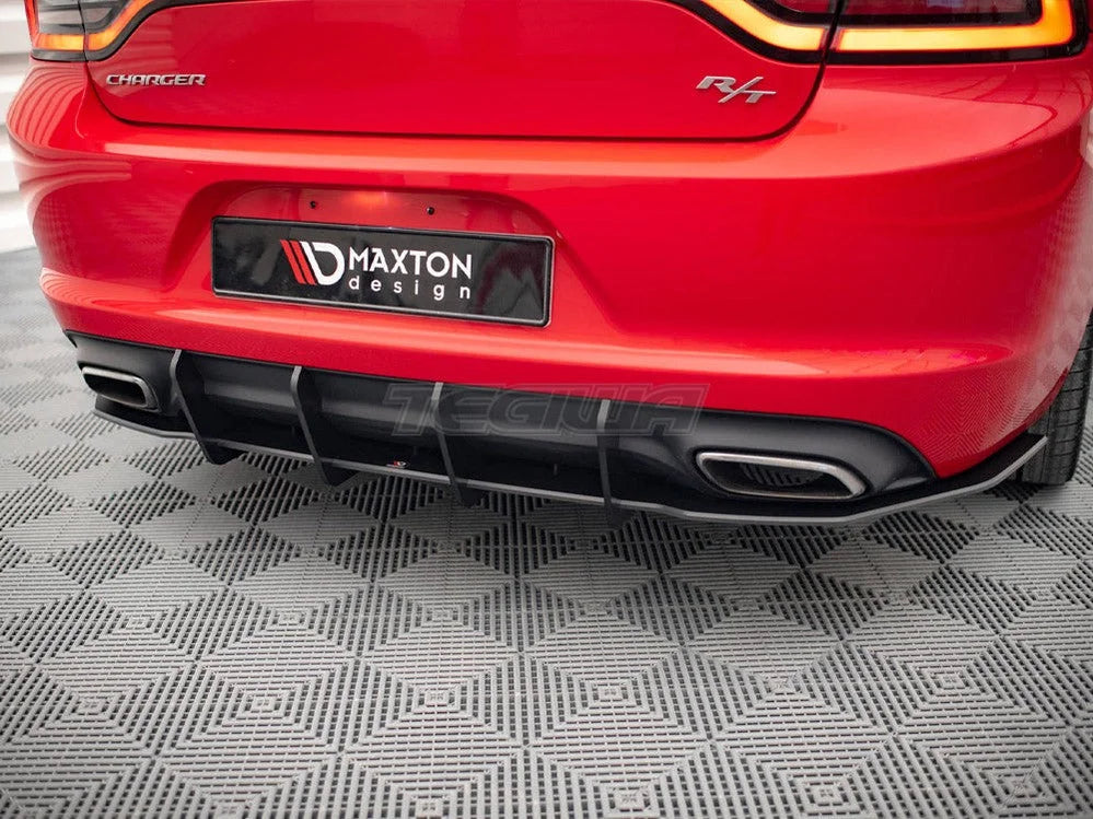 Maxton Design Street PRO Rear Diffuser Dodge Charger RT MK7 Facelift 2014-