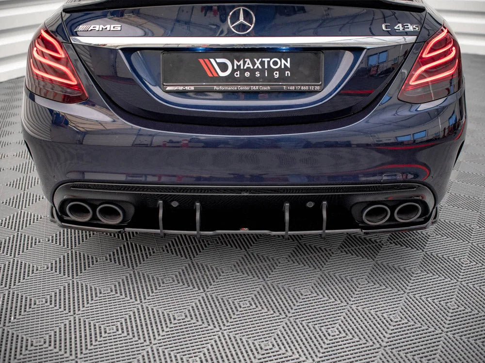 Maxton Design Street PRO Rear Diffuser Mercedes C 43 Sedan W205 Facelift