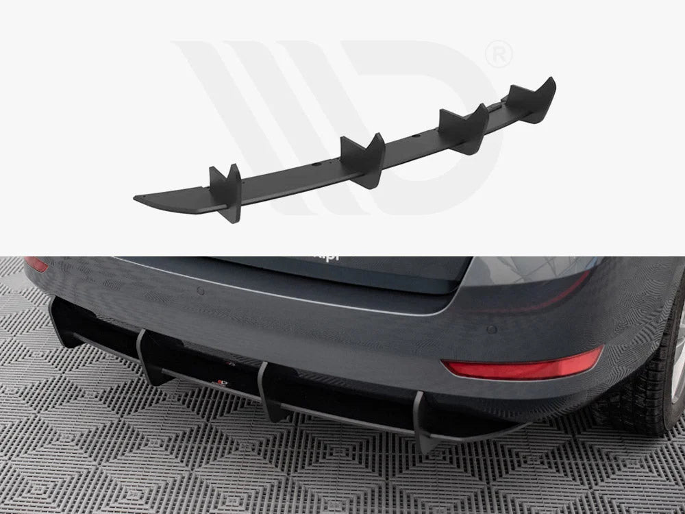 Maxton Design Street PRO Rear Diffuser Skoda Fabia Combi MK3 Facelift 2019-