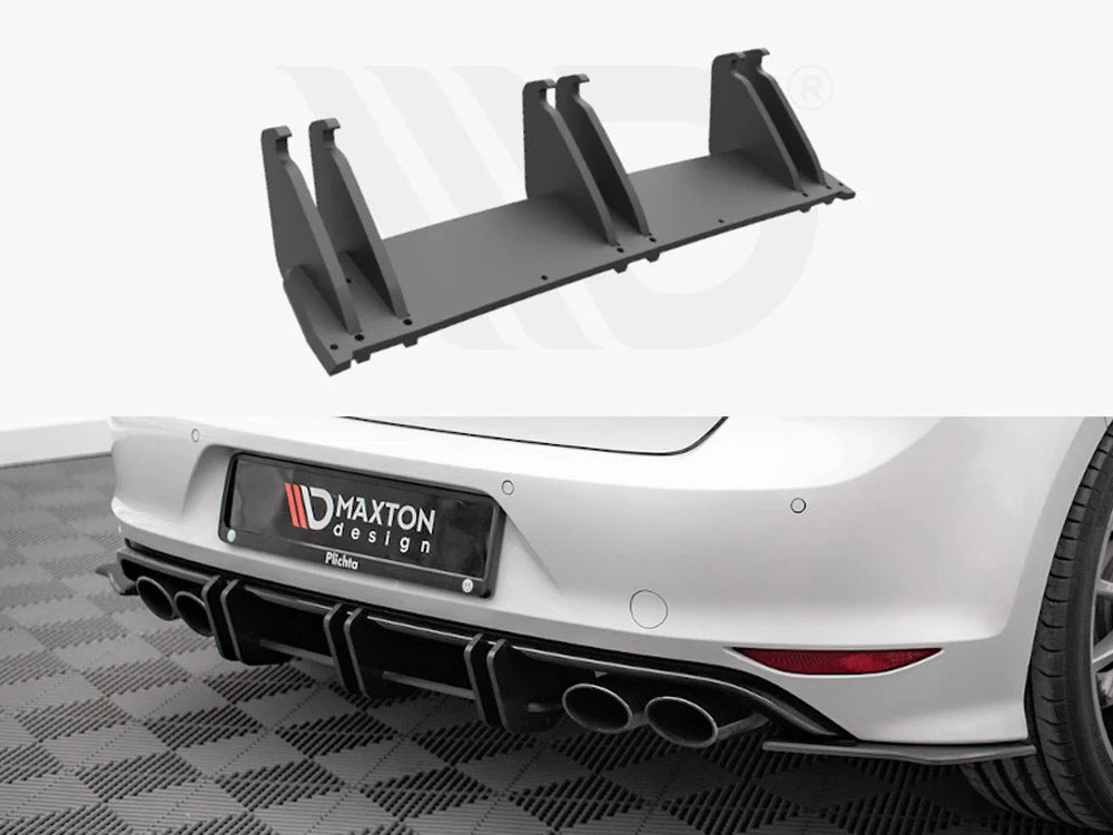 Maxton Design Street PRO Rear Diffuser Volkswagen Golf R MK7 13-16