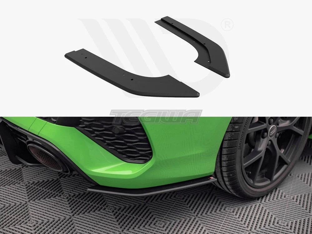 Maxton Design Street PRO Rear Side Splitters Audi RS3 Sedan 8Y 2020-