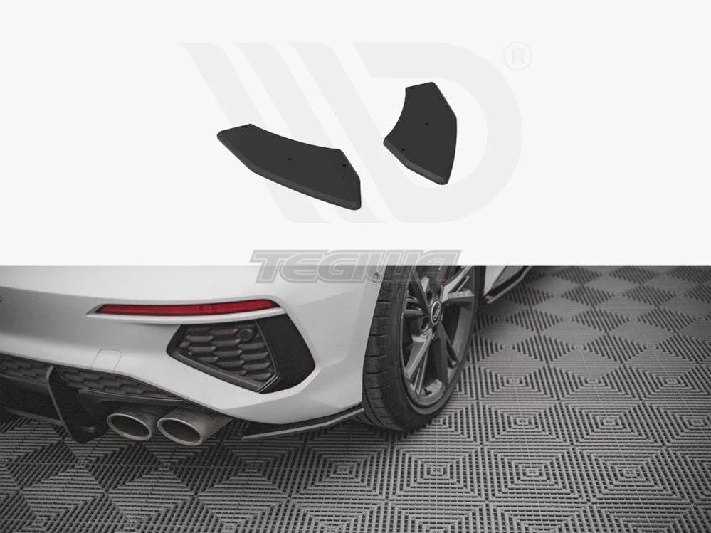 Maxton Design Street PRO Rear Side Splitters Audi S3 8Y 2020-
