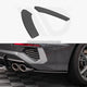 Maxton Design Street PRO Rear Side Splitters Audi S3 Sedan 8Y 2020-