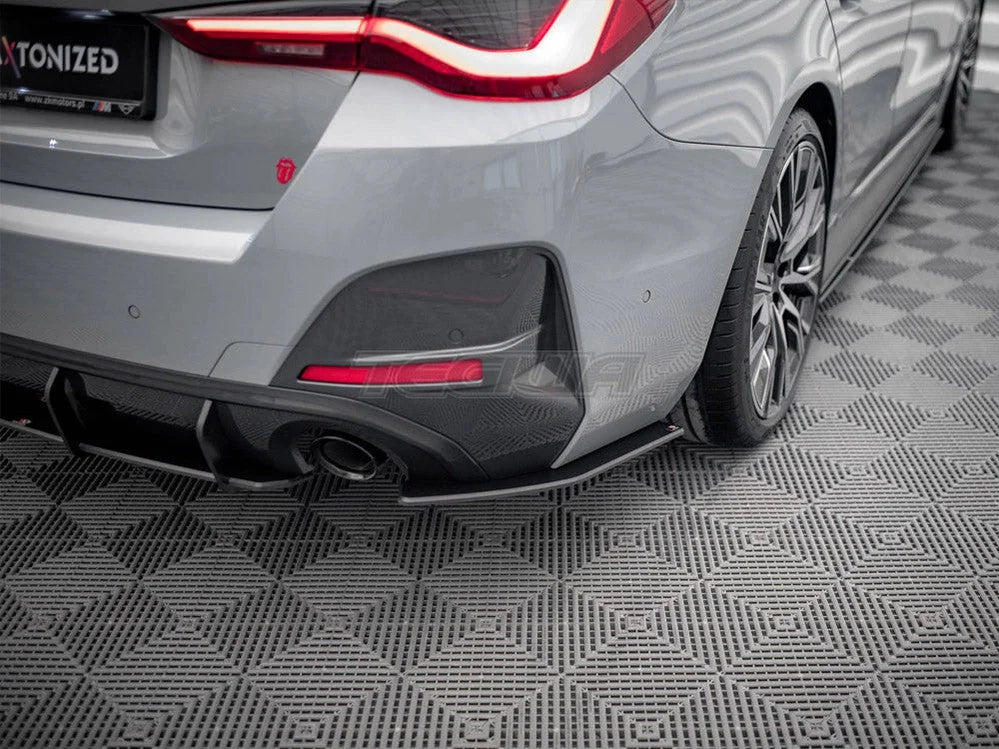 Maxton Design Street PRO Rear Side Splitters BMW 4-Series Gran Coupe M-Pack G26