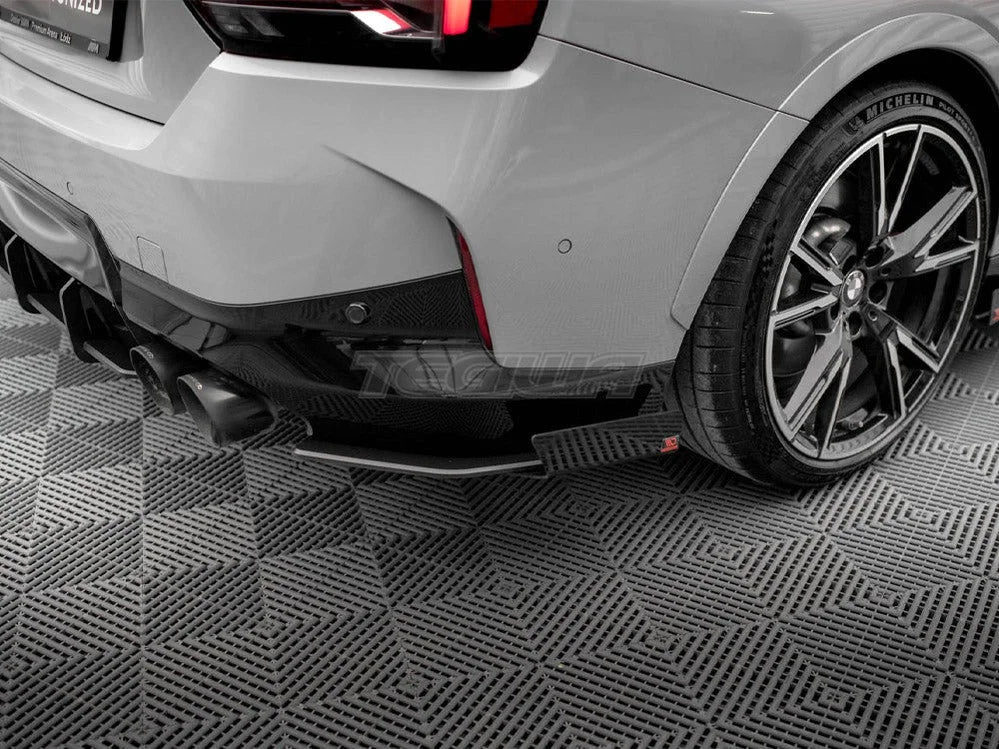 Maxton Design Street Pro Rear Side Splitters + Flaps BMW 2-Series Coupe M240i G42