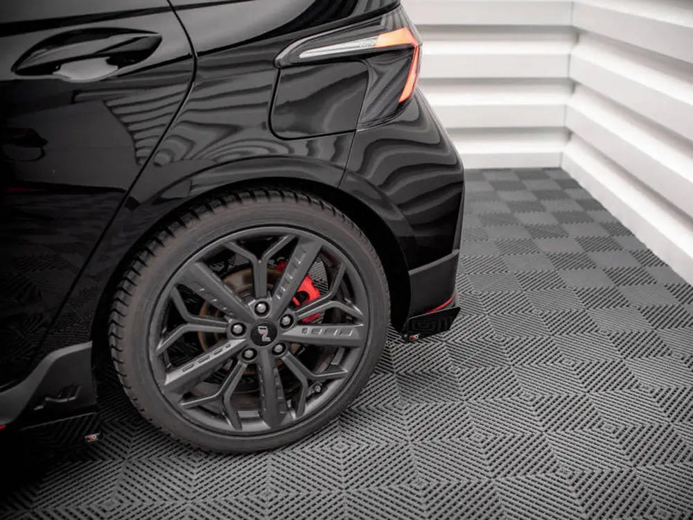 Maxton Design Street PRO Rear Side Splitters +flaps Hyundai I20 N MK3 2020-