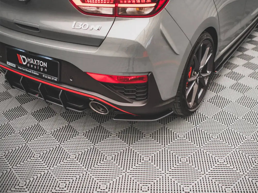 Maxton Design Street PRO Rear Side Splitters Hyundai I30 N Hatchback MK3 Facelift 2020-