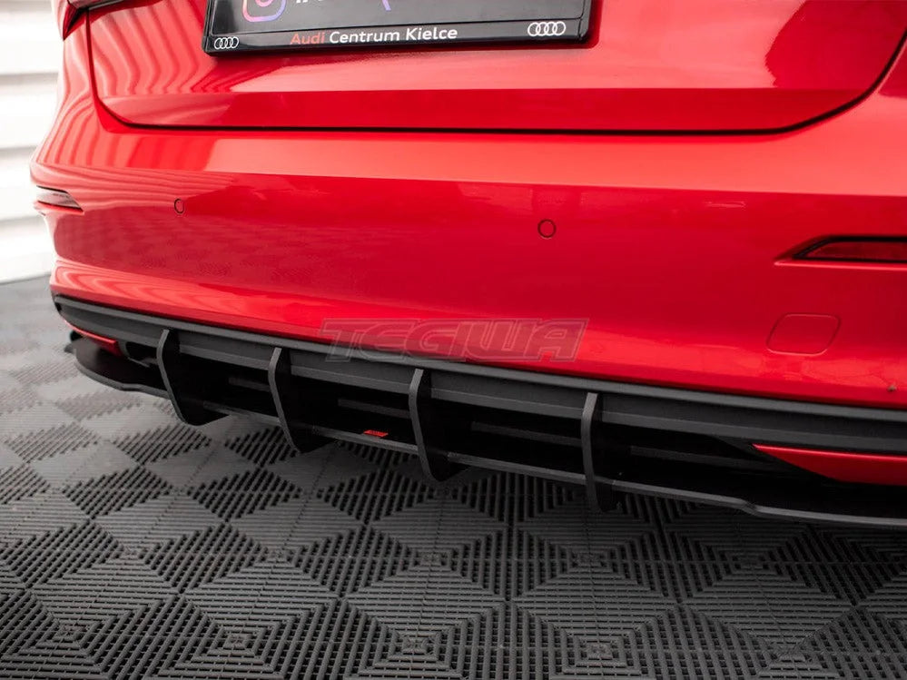 Maxton Design Street PRO Rear Valance + Flaps Audi A3 Sportback 8Y