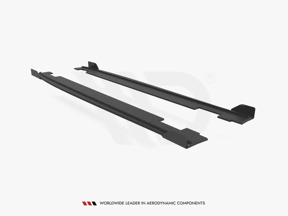 Maxton Design Street PRO Side Skirts Diffusers +flaps Hyundai I20 N MK3 2020-