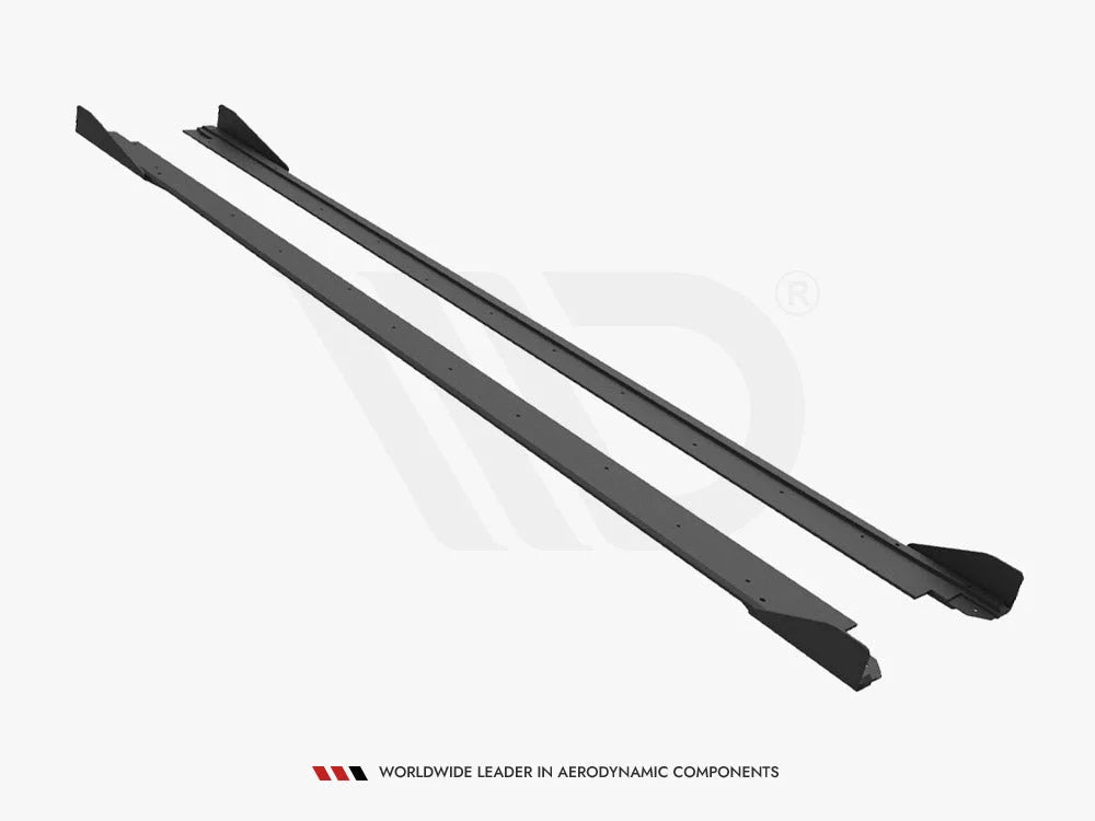 Maxton Design Street PRO Side Skirts Diffusers +flaps Seat Leon FR MK4 2020-