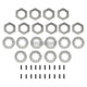 MFactory Replacement Forged Plates 20pcs and Pre-load Springs for Metal Plate LSD Differential (12pcs)