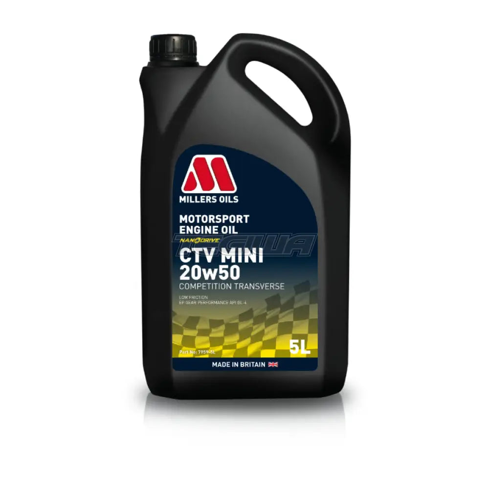Millers Motorsport CTV Mini 20w50 Engine and Gear Oil