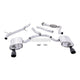 Milltek Audi A4 2.0 TFSI B9 Quattro Saloon & Avant (Non OPF/GPF Models & Without Brace Bars) 2016-2024 Cat Back Exhaust