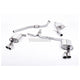 Milltek Audi A4 2.0 TFSI S line B8 (2WD and quattro manual-only) Saloon & Avant 2008-2011 Cat-back Exhaust