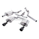Milltek Audi A5 Coupe S line 2.0 TFSI 2WD and quattro (Tiptronic only) 2008-2012 Cat-back Exhaust