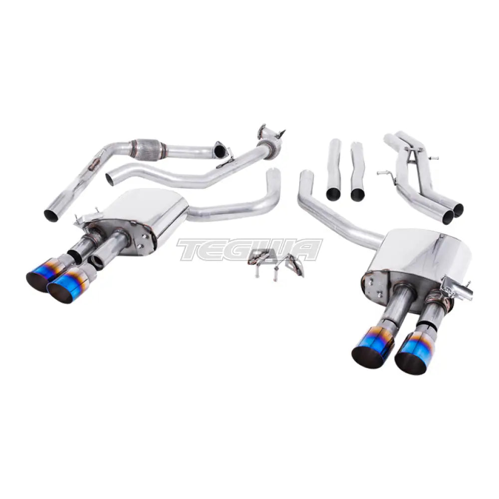 Milltek Audi S4 3.0 Turbo V6 B9 - Saloon/Sedan & Avant (Non Sport Diff Models) 2016-2023 Cat-back Exhaust