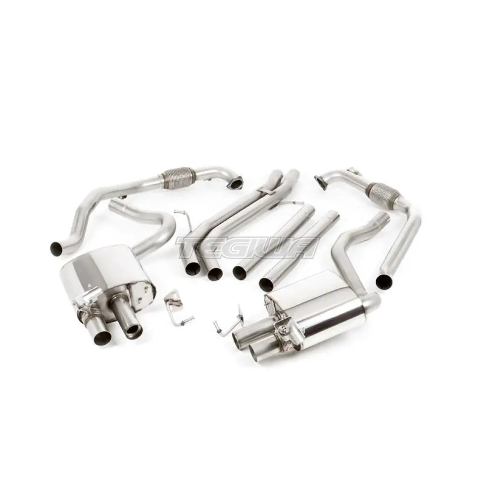 Milltek Audi S4 3.0 Turbo V6 B9 - Saloon/Sedan & Avant (Non Sport Diff Models) 2016-2023 Cat-back Exhaust