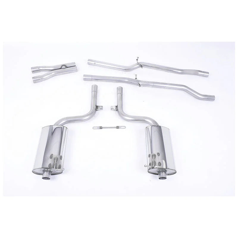 Milltek Audi S4 4.2 V8 quattro B6 Saloon/Sedan Avant & Cabriolet 2003-2005 Cat-back Exhaust
