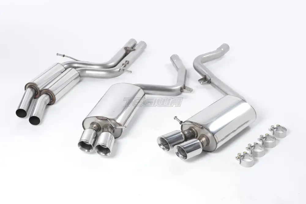 Milltek Audi S5 4.2 V8 B8 Coupe (Manual Only) 2007-2011 Cat-back Exhaust - Resonated