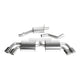 Milltek Audi TT Mk2 TTS quattro 2008-2014 Large-bore Downpipe and De-cat Exhaust - SSXAU747