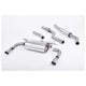 Milltek BMW 3 Series F30 328i M Sport Automatic (without Tow Bar None xDrive & N20 Engine Only) 2012-2015 Cat-back Exhaust - SSXBM961