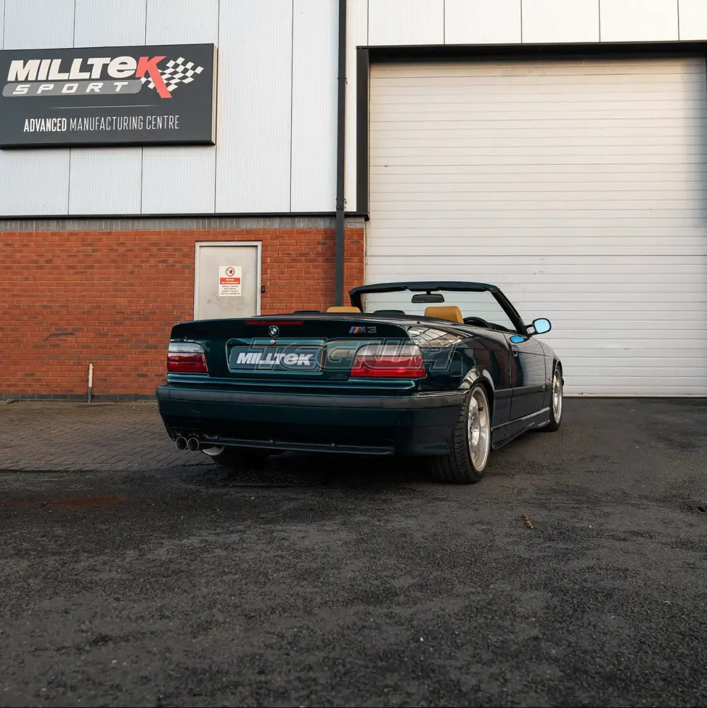 Milltek Cat Back System OEM + Single Wall Polished 70mm Tips BMW E36 M3 92-99 Exhaust Systems