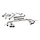 Milltek Honda Civic Type R FK2 Turbocharged 2.0 litre i-VTEC (LHD models only) 2015-2017 Cat-back Exhaust