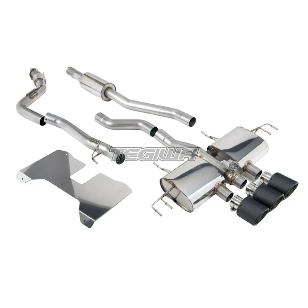 Milltek Honda Civic Type R FL5 2.0 i-VTEC 2022 + Cat-back Exhaust - Option: Road + Part Resonated / GT-115 Burnt