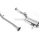 Milltek Subaru Impreza 2.0 Turbo WRX and STi 2001-2005 Cat-back Exhaust - Non-Resonated 100mm Tip