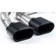 Milltek Valved Cat Back System Range Rover Sport L461 P400 3.0 22 + Cerakote Black Oval Exhaust Systems